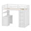 Lit mezzanine peu encombrant avec tiroirs, bureau et garde-robe-1763272719