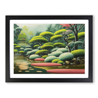 Japanese Garden - Framed Print