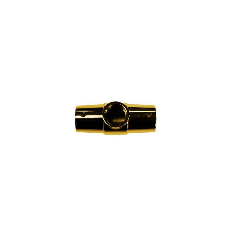 Connecteur pour bague de douche à 3 trous, Laiton poli