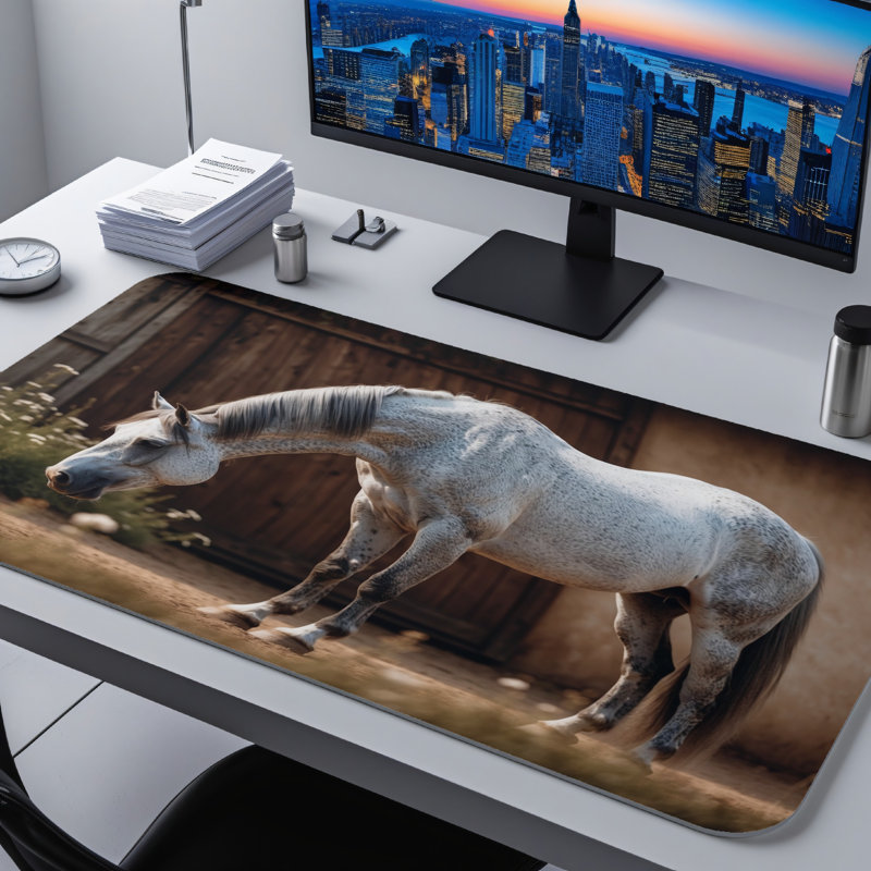 Polyester Desk Pad, 14.4x12.1