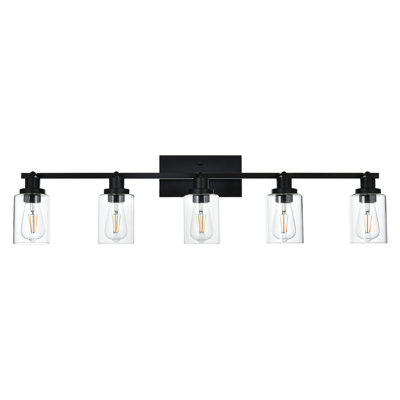 40.1'' 5 -Light Fixed Track Track Kit with Dimmable and Adjustable Head