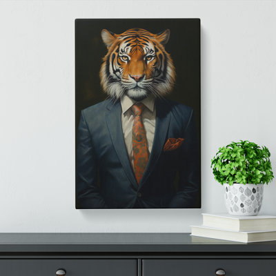 Tiger In A Suit - No Frame Print