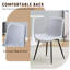 Ensemble de table de salle à manger rectangulaire pour 8 personnes, ensemble de table de salle à manger 71 po avec 8 chaises rembourrées et tablette de rangement, plateau de table en bois avec structure en métal-1246373220