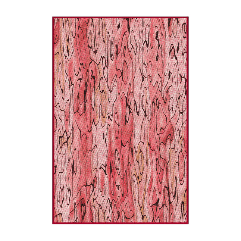 Abstract Indoor Rug, Runner 2' x 5'