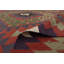 Tapis vert/noir/gris en laine 4 pi 10 po x 9 pi one-of-kind fait main kilim Norcross