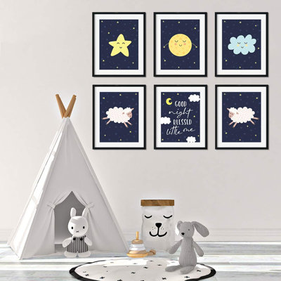 Cretien 6 - Piece Paper Print