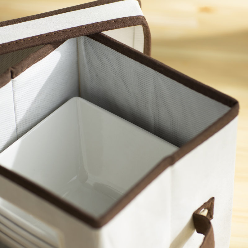Commode de rangement Burnie Saucer, Crème