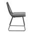 Chaise pour l'extérieur avec coussins gris - style transitionnel, assemblage requis et design