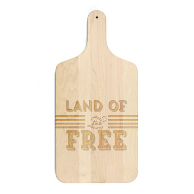 Land of the Free Stripe Cutting Board