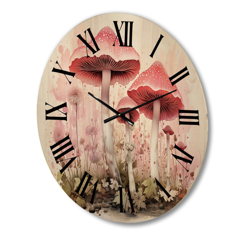 Très grande horloge murale en bois, Moyenne