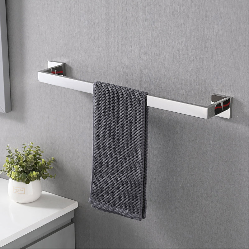 4-Piece Wall-Mounted Bathroom Hardware Set, Chrome