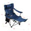 Chaise de camping pliante pour l'extérieur avec poches latérales et porte-gobelet
