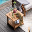 Table d'appoint en teck Leona
