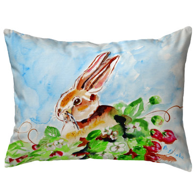  Jack Rabbit Left Indoor/Outdoor Lumbar Pillow