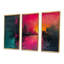 Sybilla - Ensemble de décoration murale paysage abstrait-108318561-108318562