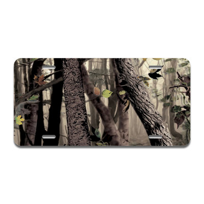 Tree Camo Aluminum Plate Frame