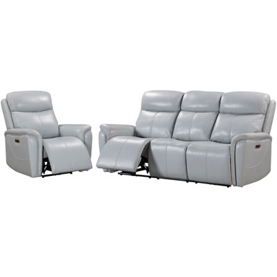 Canapé et fauteuil inclinable électrique Allysia