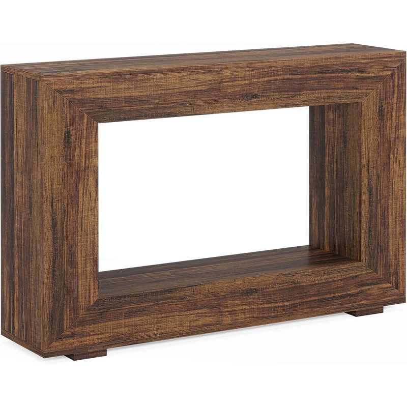 Entryway Sofa Table, Wood Console Table, Brown