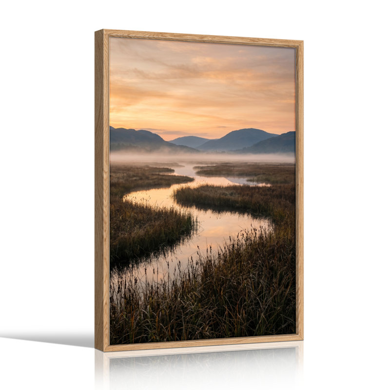 Misty River, reproduction d'art sur toile, ensemble de 1, Naturel, H 24 po x l 16 po