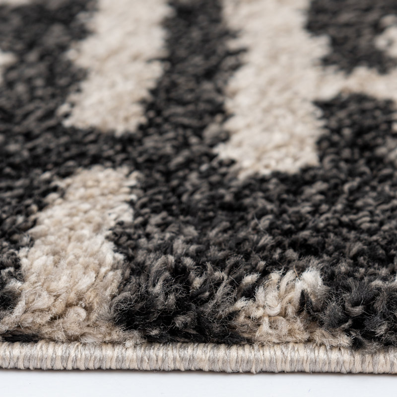 Golbus Washable Abstract Indoor Rug, Rectangle 5' x 7'3"