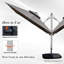 9'X 11' Rectangle Cantilever Umbrella With Center Pole (Base Not Included)-1867919534