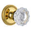 Grandeur Newport Rosette Single Dummy with Versailles Crystal Door Knob-408454911