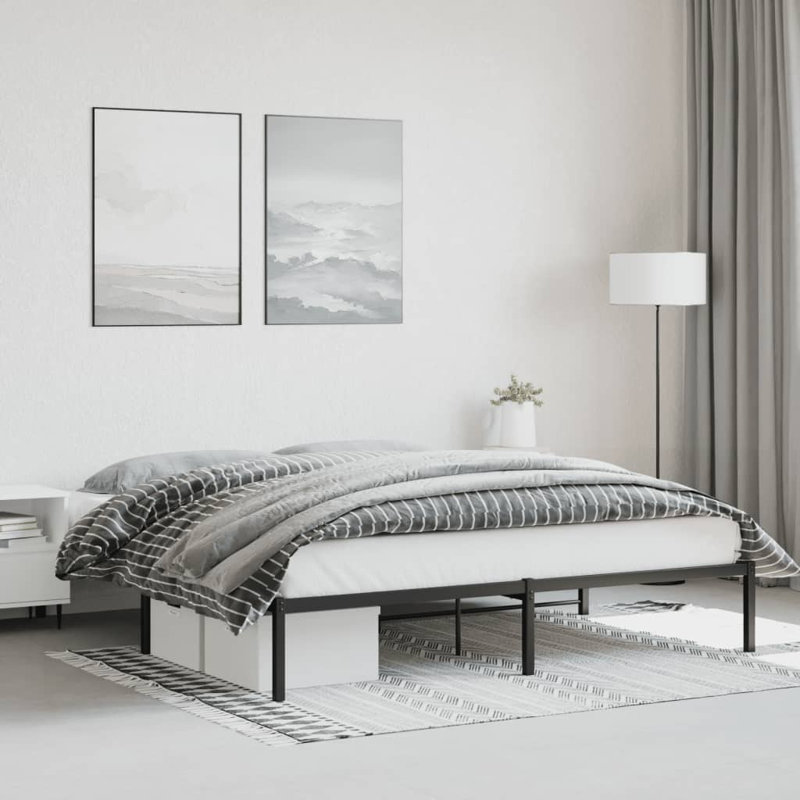 Akenside Bed, Black, Split California King