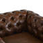 Fauteuil club pivotant rembourré Lawrence Chesterfield-1440593717
