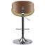 Tabouret de bar moderne pivotant rembourré Marana-1085072059
