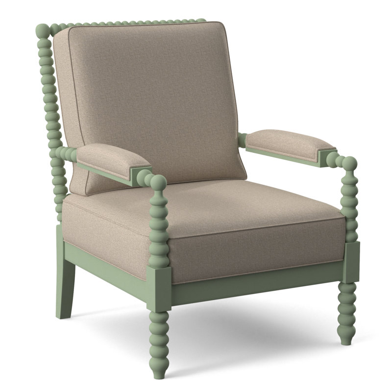 Fauteuil Jamilla Sabrina, Performance Crypton coquille d'œuf; 0884-93, Finition céleri