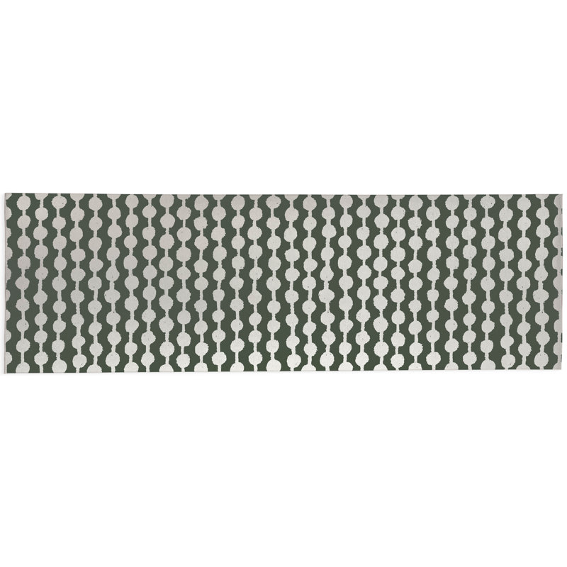 Dot Tied Non-Slip Outdoor Rug, Runner 2'6" x 8'