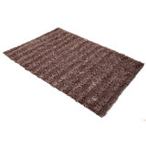 Tapis fait main shag taupe Seabury