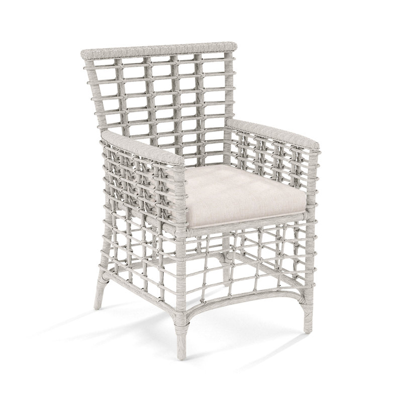 Bridgehampton Arm Chair, Basic Blue, Honey