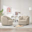 Fauteuil pivotant rembourré 34,2 po-2079683195