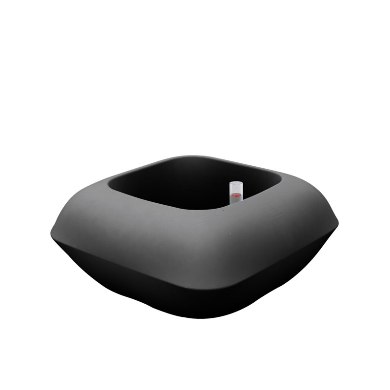 Pot à fleur en résine, Anthracite