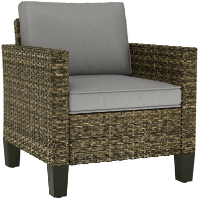 Wicker Outdoor Lounge Chair