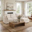 Canapé modulaire avec repose-pieds 4 pièces Wilroy-520331326