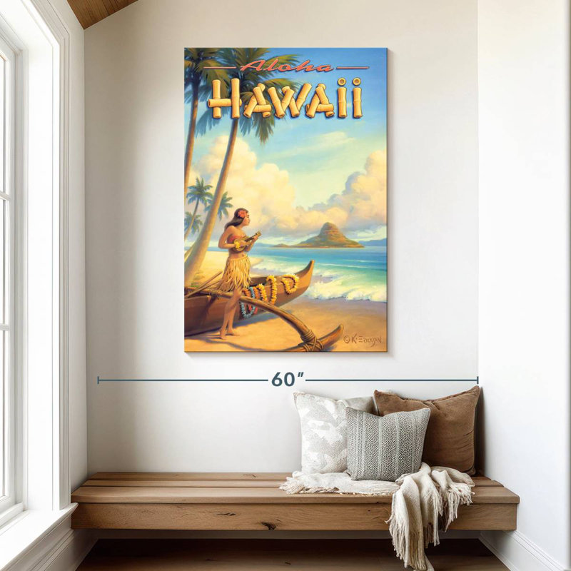 Gillard Aloha Hawaii V, 48" H x 32" W