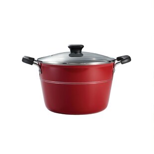 Tramontina, 38 Quart Commercial Stock Pot with Lid, Tri-Ply