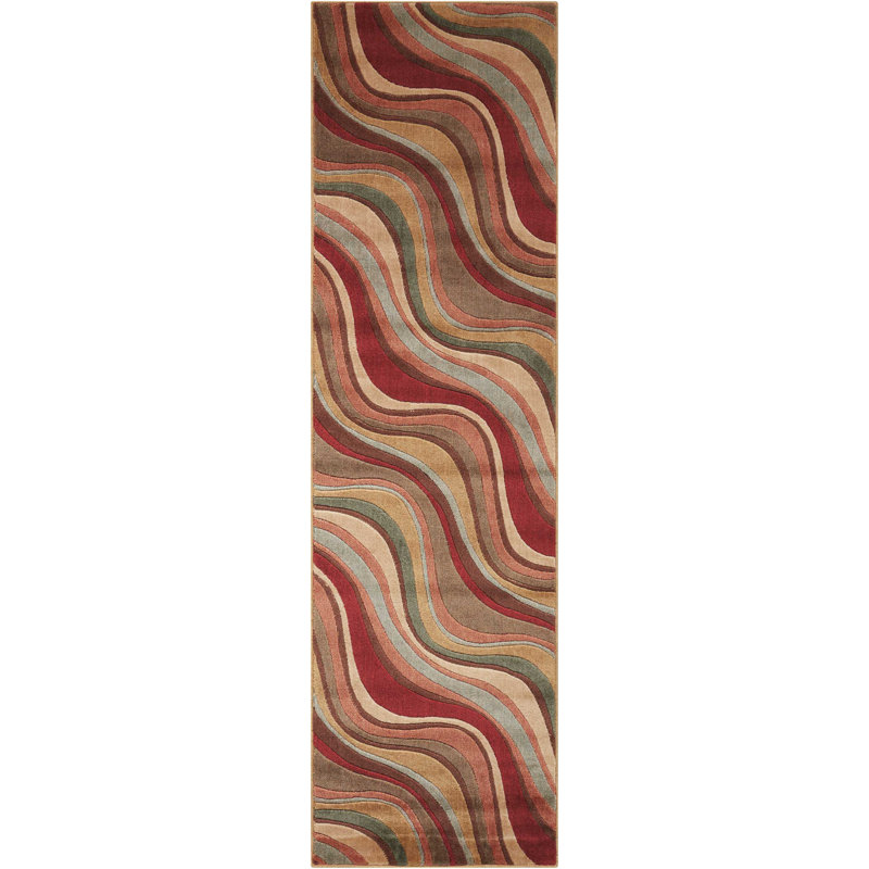 Yuzo Abstract Indoor Rug, Runner 2'3" x 8'