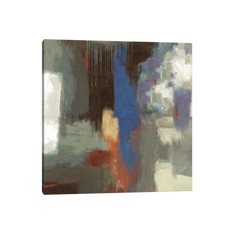 Blue Abstract by PI Studio - Wrapped Canvas Painting, 30.48 cm H x 30.48 cm W