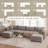 146'' Upholstered U-Shape Sectional Cloud Couch With Storage Ottoman-1176738481