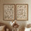 Ensemble de 2 œuvres d'art encadrées de qualité supérieure sur toile de qualité supérieure avec cadre de 26 po x 36 po