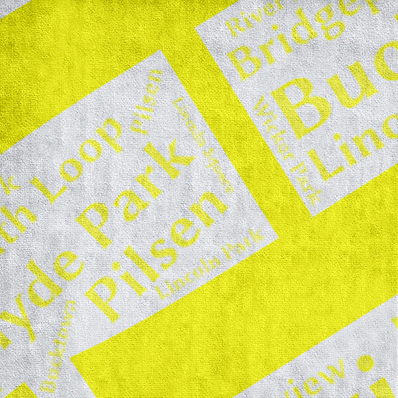 Bath Towel, Yellow, Poly/Cotton, Chicago