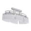 Baccus Glass Semi Flush Mount
