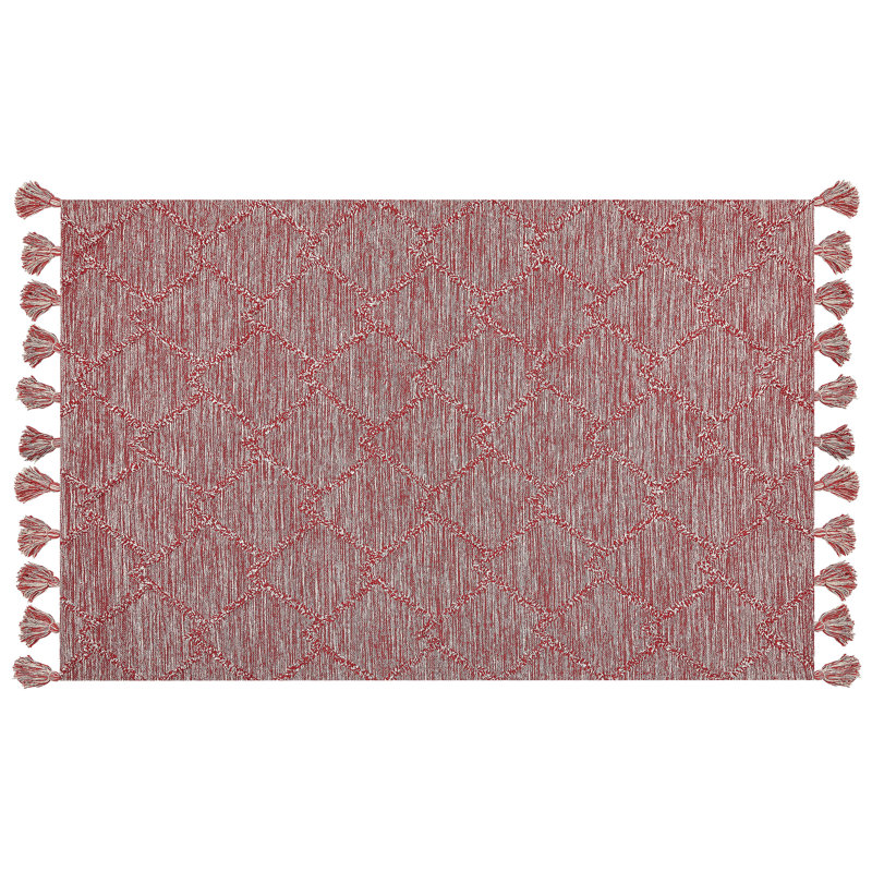 Forgham Geometric Hand Woven Area Rug, Rectangle 140cm x 200cm