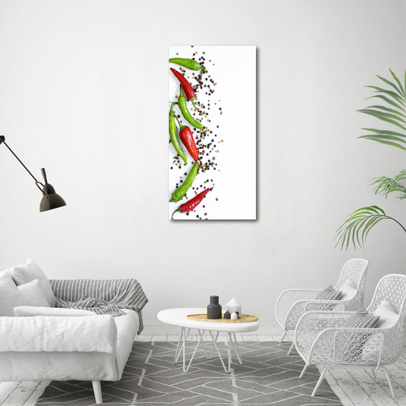 Chilli Peppers - Wrapped Canvas Print