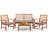 Schlenker 4 - Person Patio Conversation Set with Cushions-2038878782