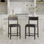 Rooney Leather/wood Counter Stool