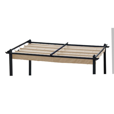 Pergola rétractable d'extérieur 10 x 10 pi